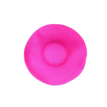 Load image into Gallery viewer, Large Women Straw Hat - Wide Brimmed - Fuschia, Pink & White Color