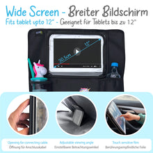 Load image into Gallery viewer, Children's car seat backrest protection organizer - Unicorns
