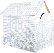 Load image into Gallery viewer, Playhouse "House" made of craft cardboard