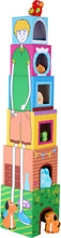 Load image into Gallery viewer, Stacking cubes with figures pets