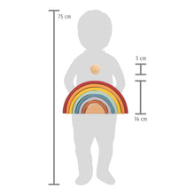 Load image into Gallery viewer, Wooden building blocks rainbow "Safari"