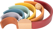 Load image into Gallery viewer, Wooden building blocks rainbow "Safari"