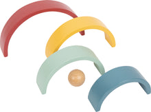 Load image into Gallery viewer, Wooden building blocks rainbow "Safari"