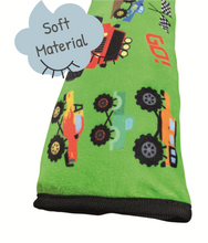 Load image into Gallery viewer, Car sleeping pillow motif for boys / Monster Trucks