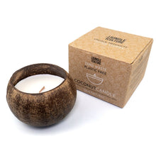 Load image into Gallery viewer, Coconut Shell Candle | Natural Soy Wax Eco Candles (Citrus Lime Scent)