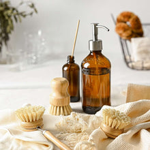 Load image into Gallery viewer, Bamboo Dish Brush Set | Eco-friendly Washing Up Brushes