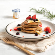 Load image into Gallery viewer, Bamboo Cutlery Set in Natural Cotton Pouch | Berry (Red)